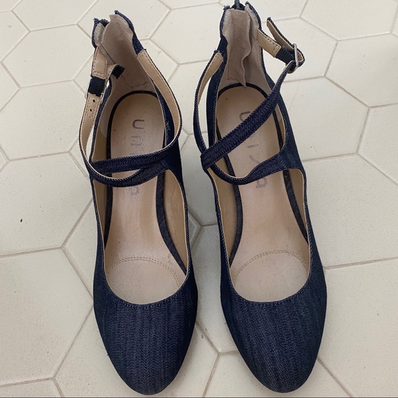 Unisa Denim Mary Jane Style Heel - Picture 2 of 5
